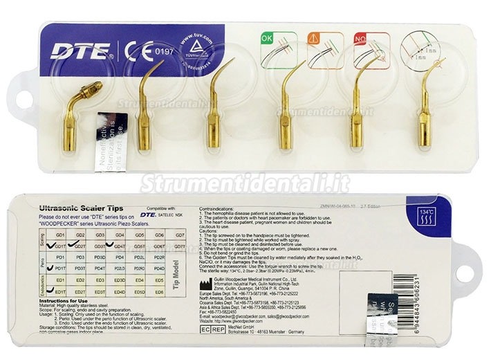 Woodpecker® DTE V3 Ablatore ultrasuoni da incasso per poltrona dentista